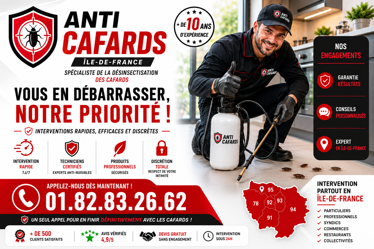 Cafards les Lilas